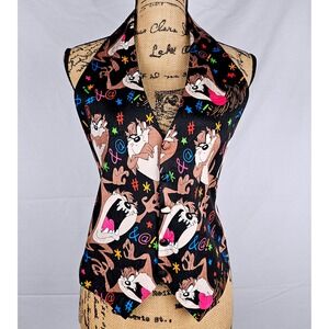 Looney Tunes Tazmanian Devil Vest Women's Medium Santana 1994